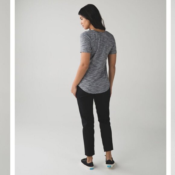 Lululemon Love Tee 4 Color Space Dye White Black Grey - Picture 4 of 9
